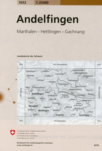 Landeskarte der Schweiz Andelfingen