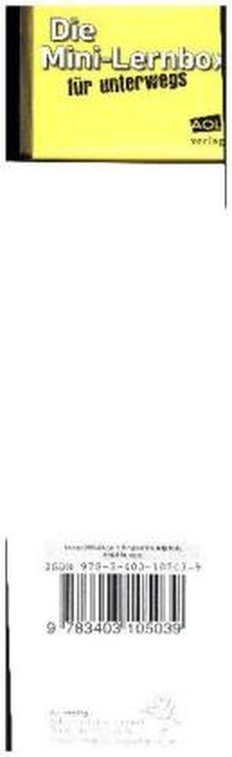 Lernbox (DIN A8) zum Selbergestalten