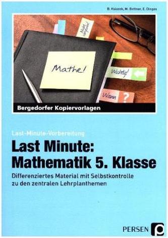 Last Minute: Mathematik 5. Klasse