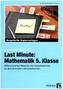 Last Minute: Mathematik 5. Klasse