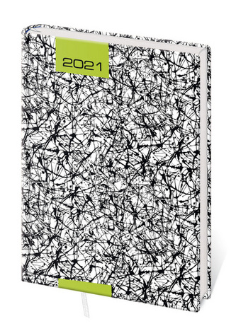Diář 2021 A5 LYRA denní L346 Abstract