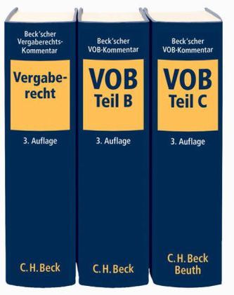 Beck'scher VOB-Kommentar, Teil A/B/C, 3. Aufl., 3 Bde. (Pflichtabnahme)