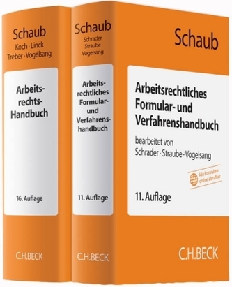 Arbeitsrechts-Handbuch und Arbeitsrechtliches Formular- und Verfahrenshandbuch, m. DVD-ROM