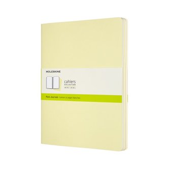 Moleskine Sešity 3 ks čisté žluté XL