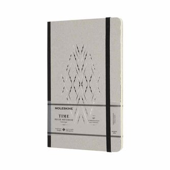Moleskine Time zápisník linkovaný černý L