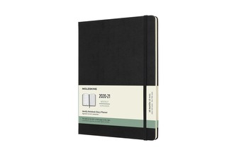 Moleskine Plánovací zápisník 2020-2021 tvrdý černý XL