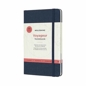 Moleskine Zápisník Voyageur modrý