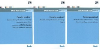 Foundry practice 1 to 3, Standards dealing with steel and iron castings, 3 vols.