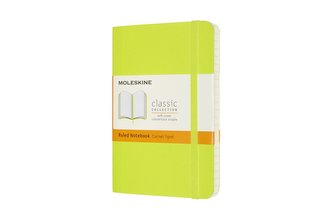Moleskine Zápisník žlutozelený S, linkovaný, měkký