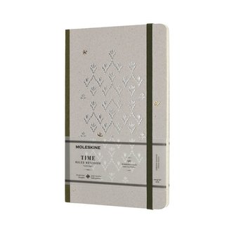 Moleskine Time zápisník linkovaný zelený L