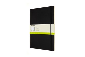 Moleskine Zápisník měkký čistý černý A4