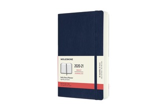 Moleskine Diář 2020-2021 denní měkký modrý L
