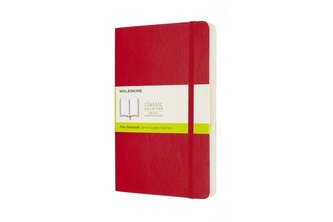 Moleskine Zápisník Expanded měkký čistý červený L