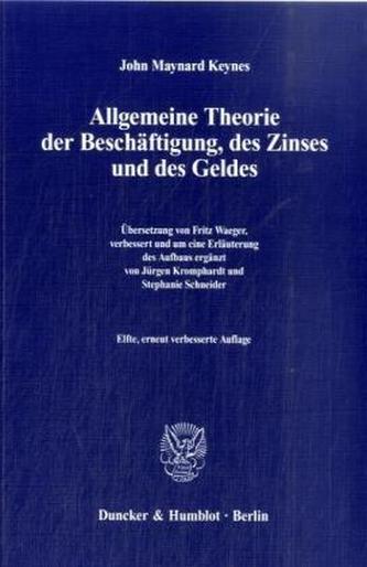 Allgemeine Theorie der Beschäftigung, des Zinses und des Geldes