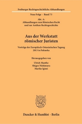 Aus der Werkstatt römischer Juristen