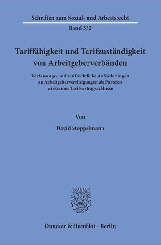 Tariffähigkeit und Tarifzuständigkeit von Arbeitgeberverbänden
