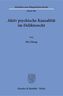 Aktiv psychische Kausalität im Deliktsrecht