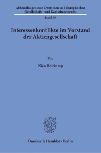 Interessenkonflikte im Vorstand der Aktiengesellschaft