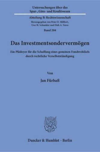 Das Investmentsondervermögen