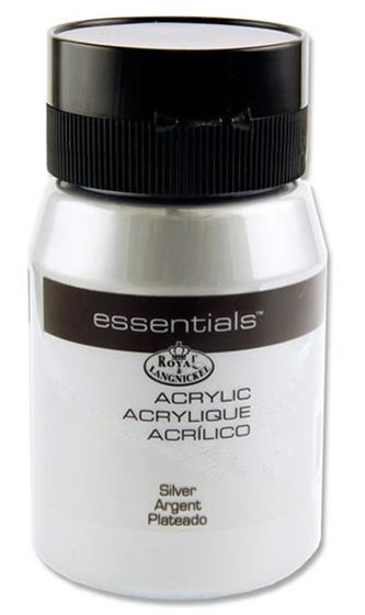 Royal & Langnickel Akrylová barva 500ml SILVER