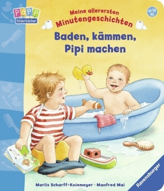 Baden, kämmen, Pipi machen