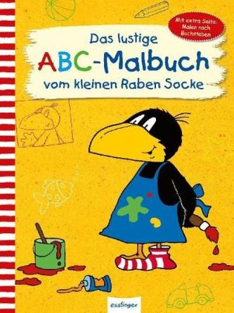 Das lustige ABC-Malbuch vom kleinen Raben Socke