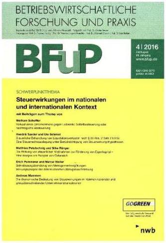 Steuerwirkungen im nationalen und internationalen Kontext