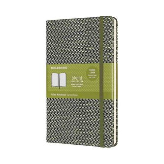 Moleskine Blend zápisník linkovaný zelený L