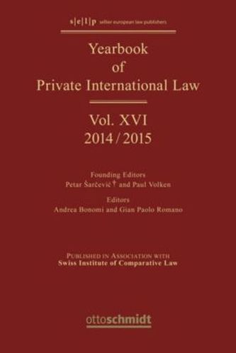 Yearbook of Private International Law. Vol.16