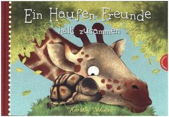 Ein Haufen Freunde hält zusammen