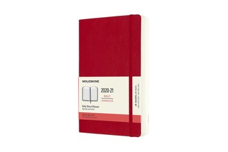 Moleskine Diář 2020-2021 denní měkký červený L