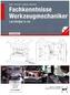 Fachkenntnisse Werkzeugmechaniker, m. DVD-ROM