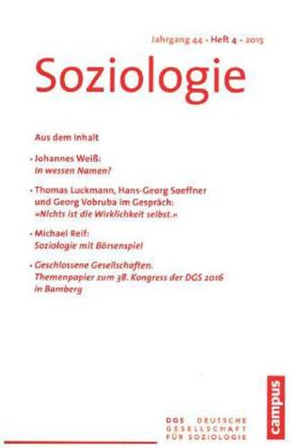 Soziologie Jg. 44 (2015) 4