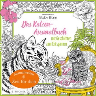 Das Katzen-Ausmalbuch mit Geschichten zum Entspannen