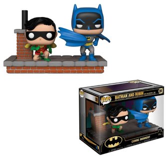 Funko POP DC Moment: Batman 80th - Look Batman and Ro