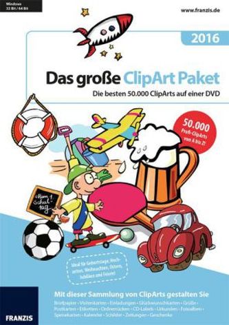 Das große ClipArt Paket 2016, DVD-ROM