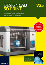 DesignCAD 3D-Print V25, CD-ROM