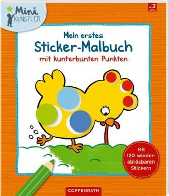 Mein erstes Sticker-Malbuch mit kunterbunten Punkten
