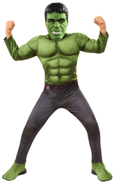 Avengers Endgame: Hulk - DELUXE kostým s maskou vel. M
