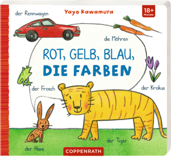 Rot, Gelb, Blau, die Farben