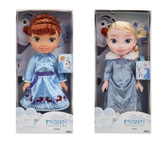 Frozen: Olaf´s Frozen Adventure Elsa and Anna Doll