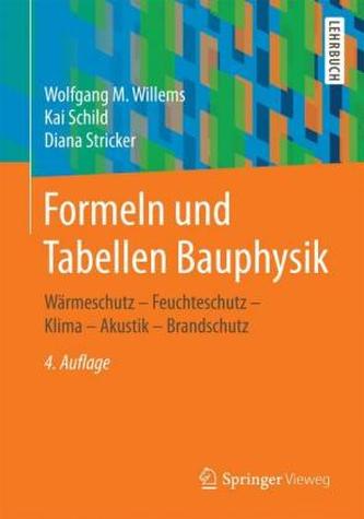 Formeln und Tabellen Bauphysik