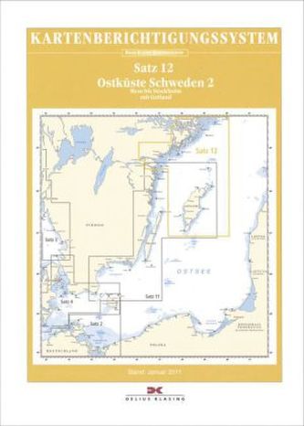 Delius Klasing-Sportbootkarten Ostküste Schweden, Berichtigung, Planokarte. Tl.2