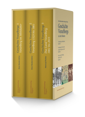 Geschichte Vorarlbergs in 3 Bänden