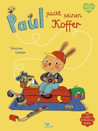 Paul packt seinen Koffer