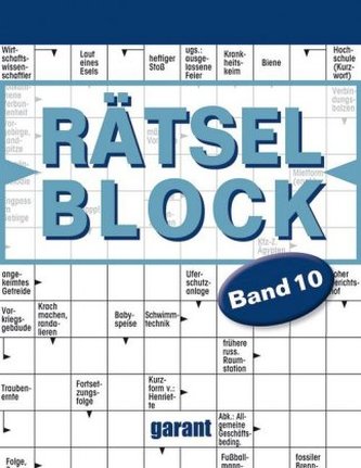 Rätsel Block. Bd.10