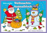 Mein großer Weihnachts-Ausmalblock. Bd.2