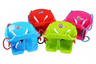 Houpačka Baby plast nosnost 20kg 4 barvy 36x30x29cm 24m+