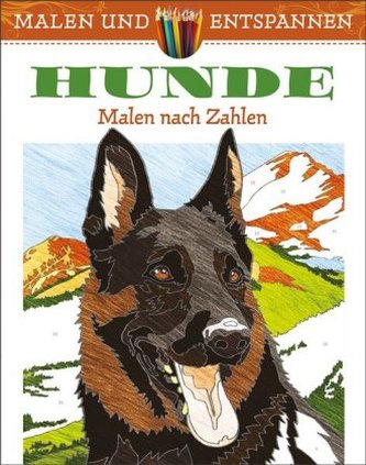 Malen und entspannen: Hunde