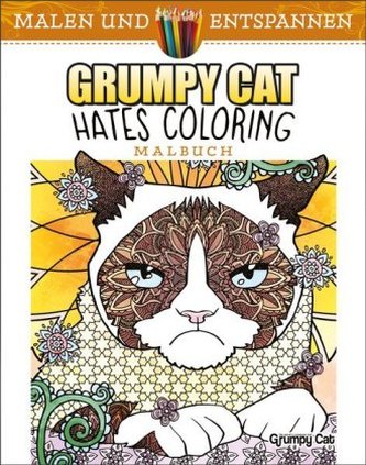 Grumpy Cat hates coloring - Malbuch